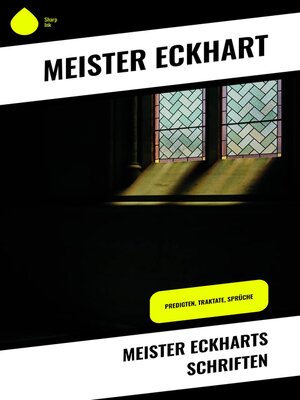 cover image of Meister Eckharts Schriften